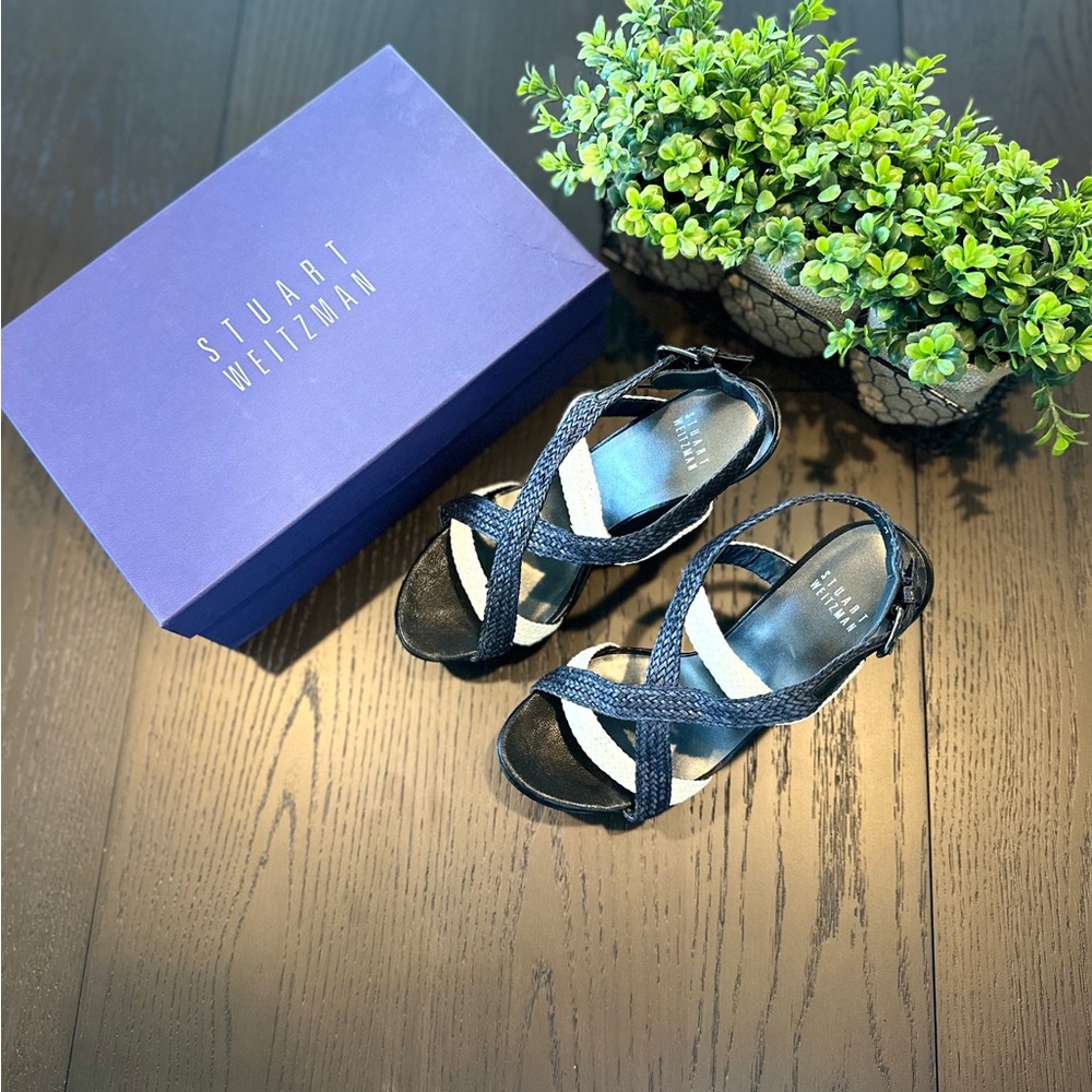 Stuart Weitzman Navy Women's Sandals